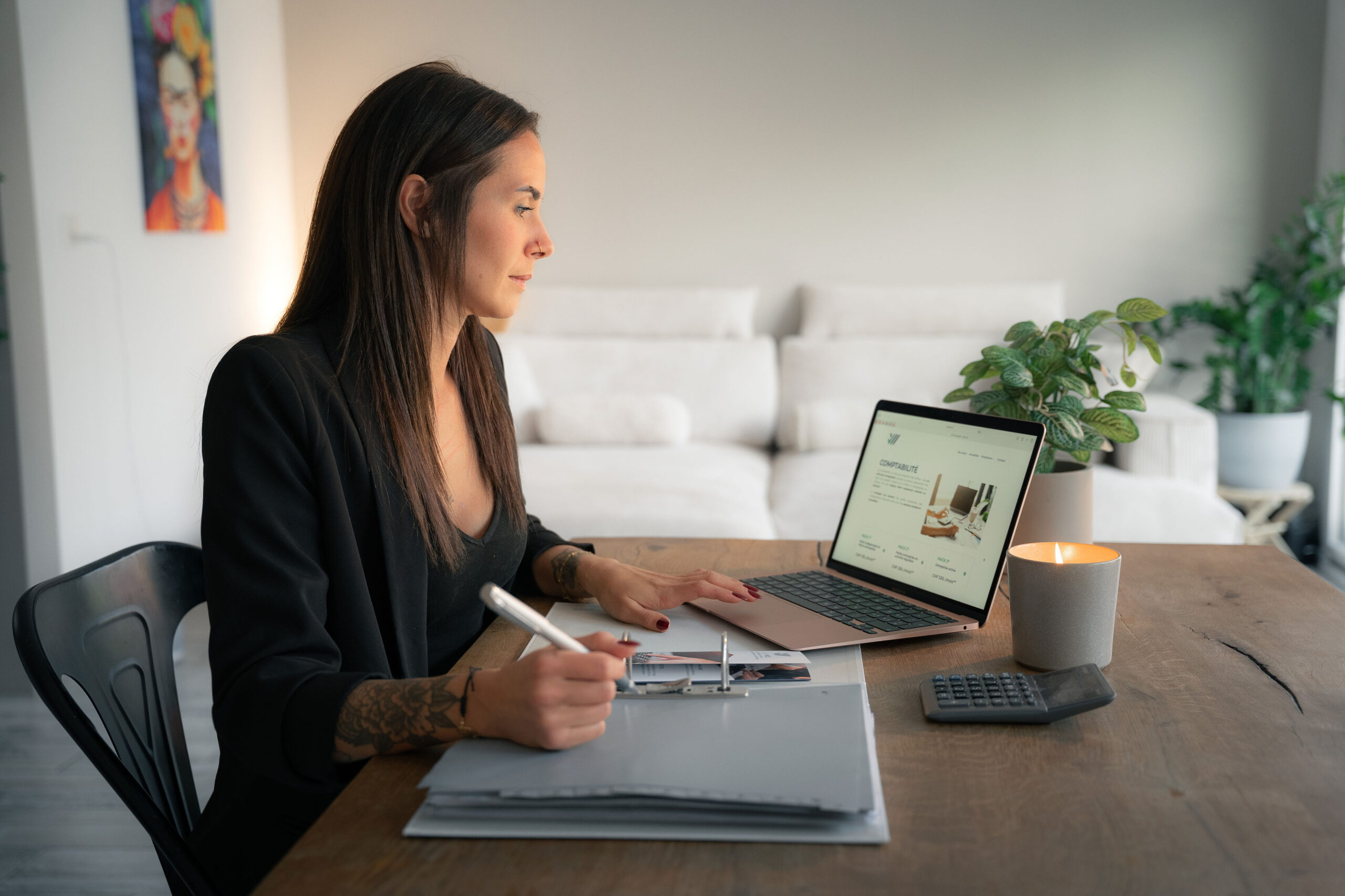 comptabilité, chiffres, entreprises, petites, indépendant